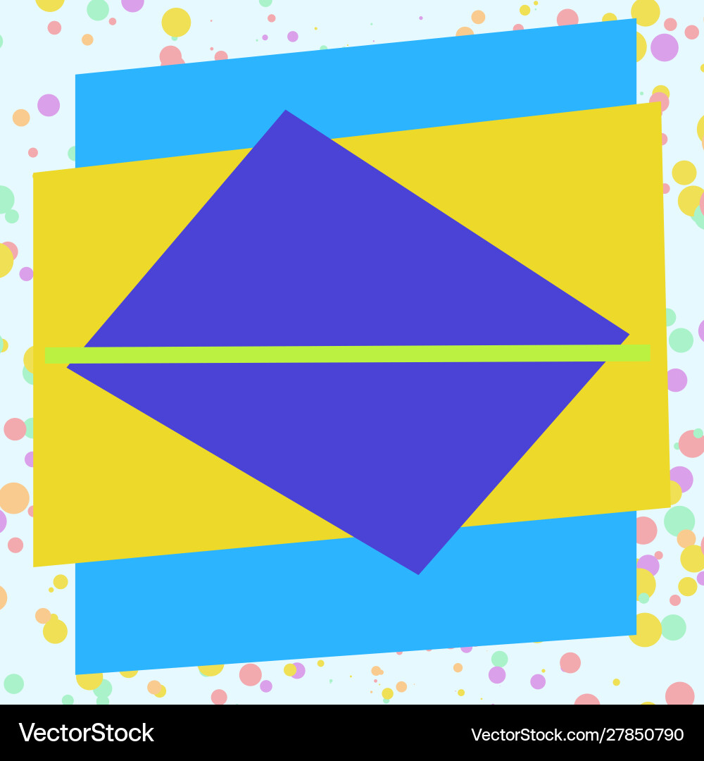 Asymmetrical unequal shaped form format Vector Image