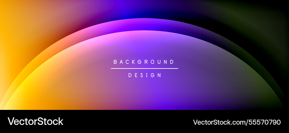 Bright rainbow style color gradient with curve Bright rainbow style color gradient with curve vector image