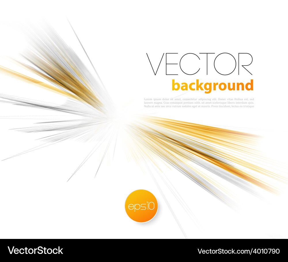 Exploding Lines Abstract Background Vector Image