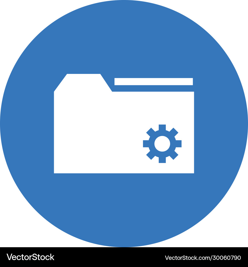Folder file document isolated icon vector image