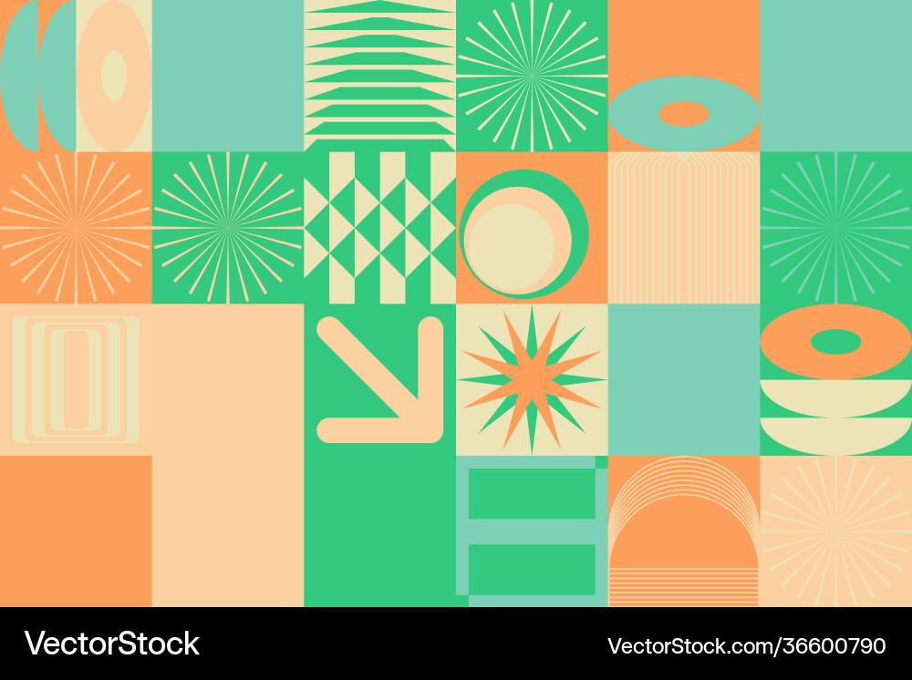 Geometric Abstract Pattern Vector Image