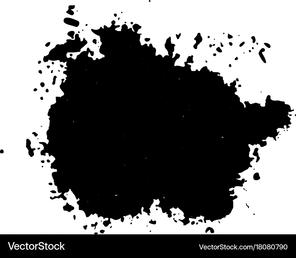 Ink blob or drop vector image