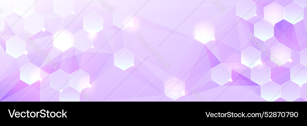 Medical and tech background with hexagon pattern Medical and tech background with hexagon pattern vector image