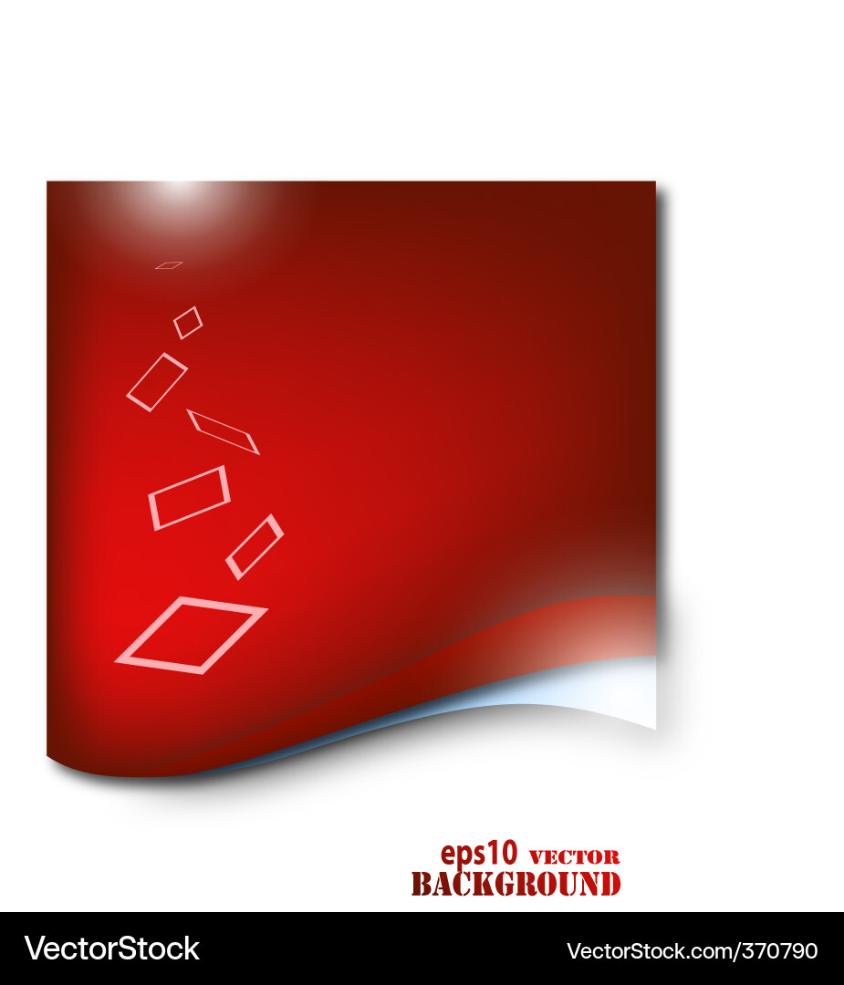 Red Abstract Background Vector Image