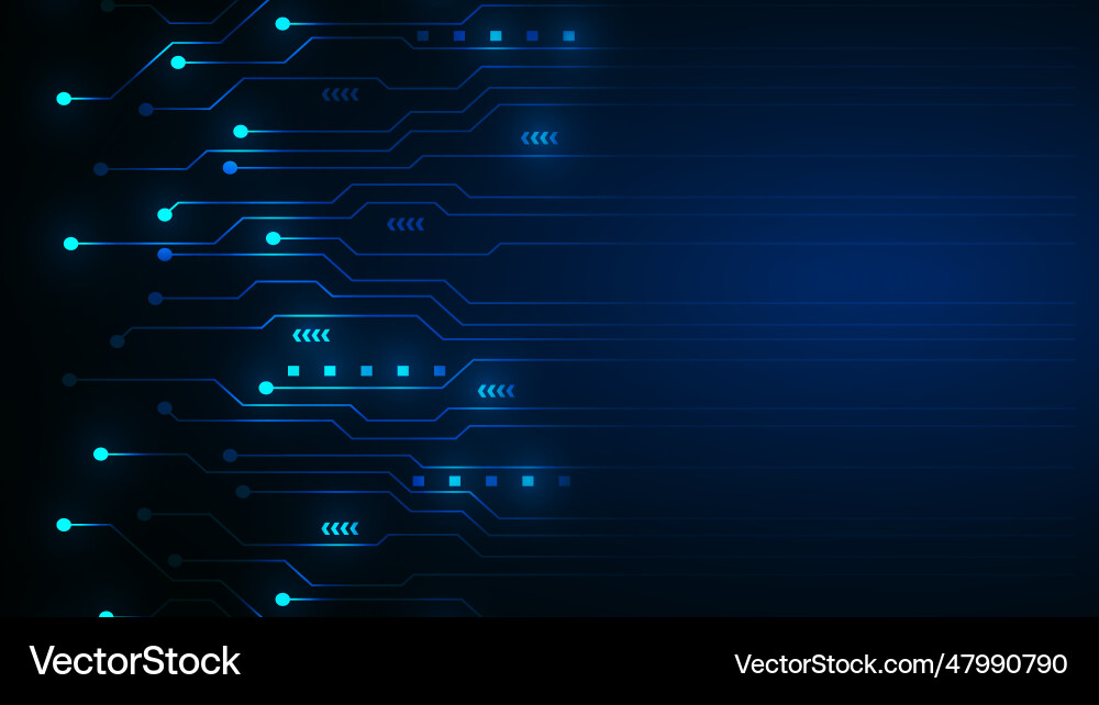 Technology background with hi-tech digital Technology background with hi-tech digital vector image