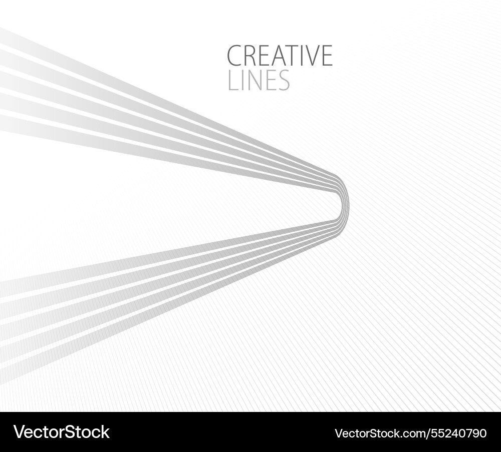 Wave lines in 3d perspective abstract background Wave lines in 3d perspective abstract background vector image