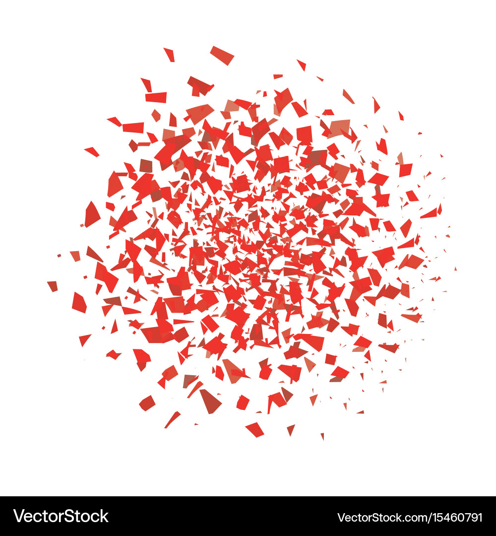 Abstract background with many falling tiny vector image