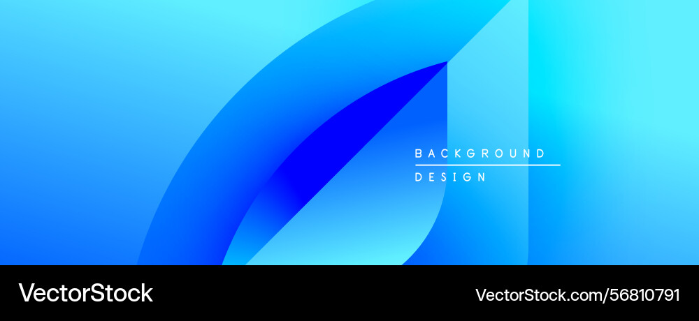 Abstract blue gradients create dynamic flowing Abstract blue gradients create dynamic flowing Vector Image
