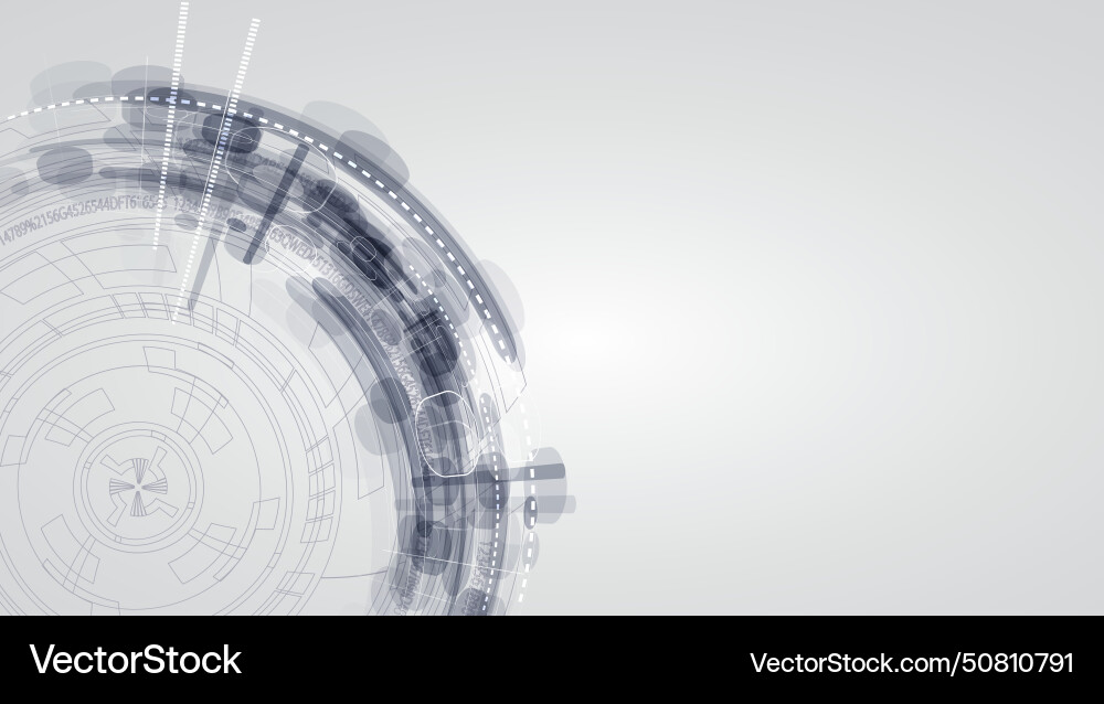 Abstract color computer technology Vector Image