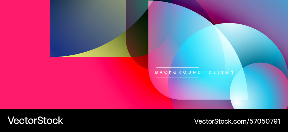 Abstract colorful design overlapping shapes Abstract colorful design overlapping shapes vector image