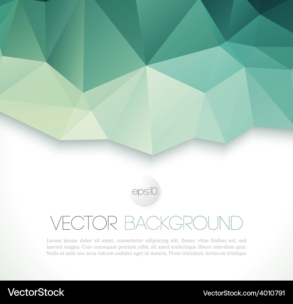 Abstract geometric background with triangle vector image