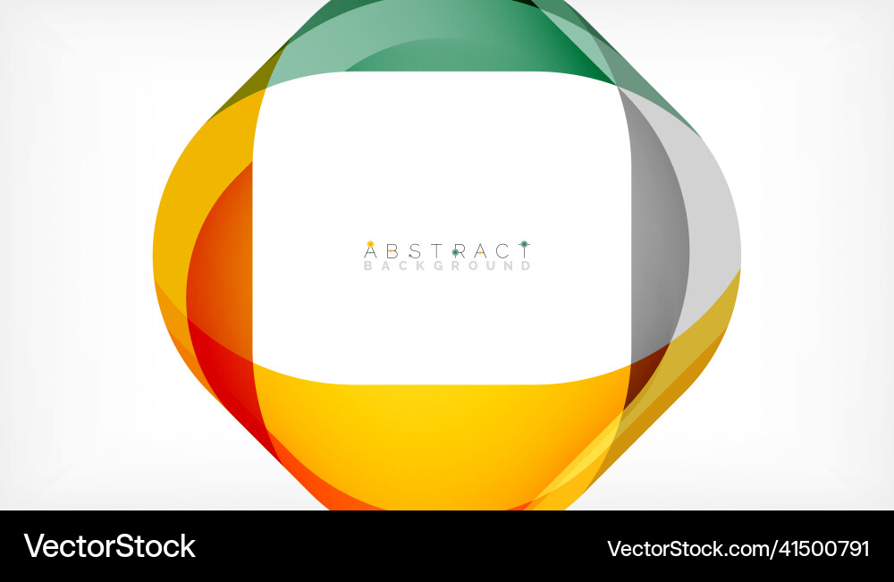 Abstract square shape with overlapping waves Abstract square shape with overlapping waves vector image