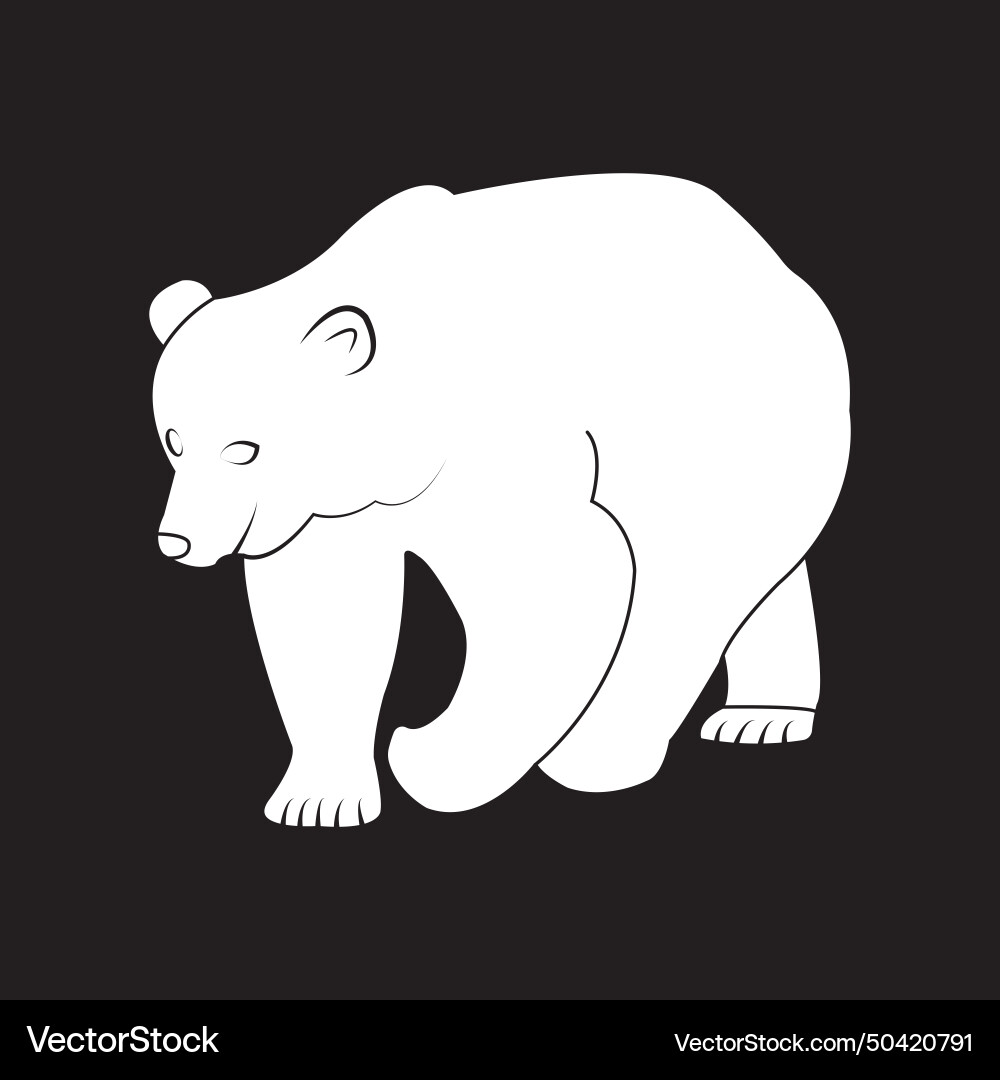 Bear icon Royalty Free Vector Image - VectorStock