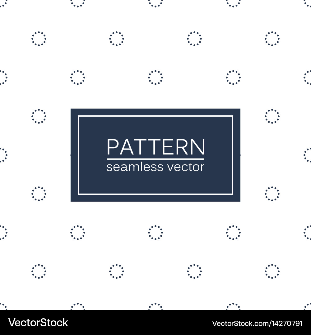 Circles minimalistic pattern - seamless vector image