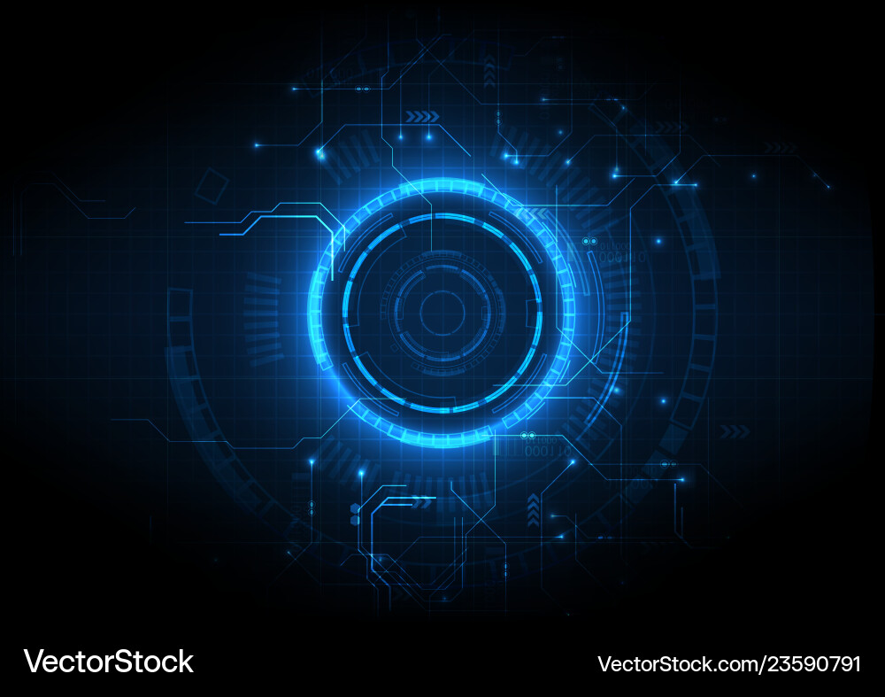 Digital Circuit Technology Vector Image