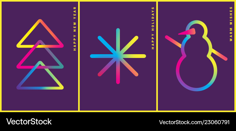 Winter holidays greeting card Winter holidays greeting card vector image