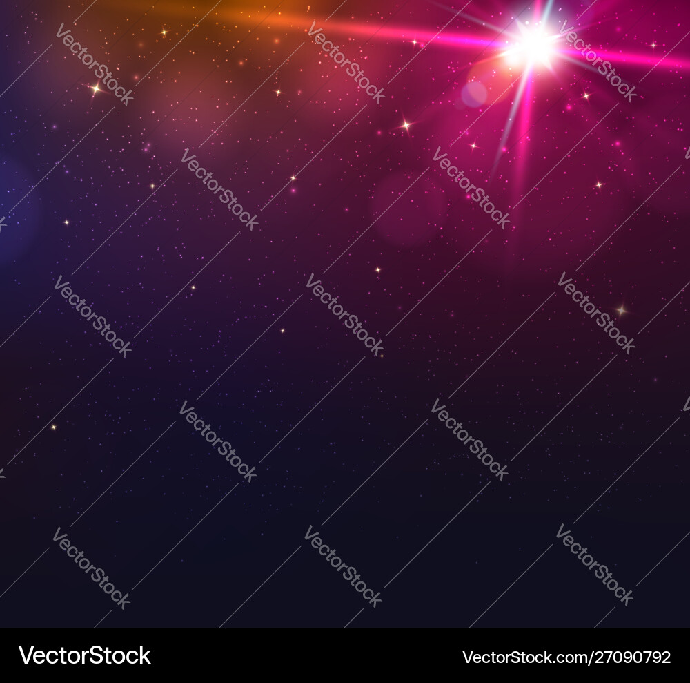 Abstract background with light glare bokeh vector image