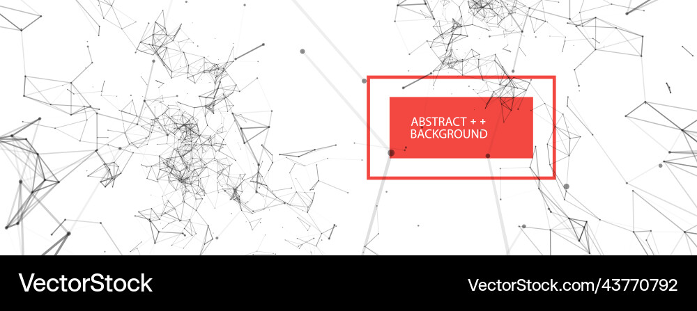 Abstract polygonal background with connecting Abstract polygonal background with connecting vector image