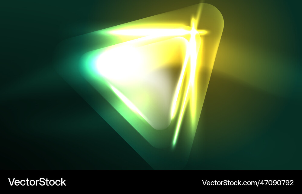 Digital neon abstract background triangles Digital neon abstract background triangles Vector Image