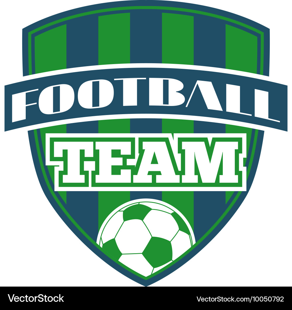 Football logo badge Vector Image