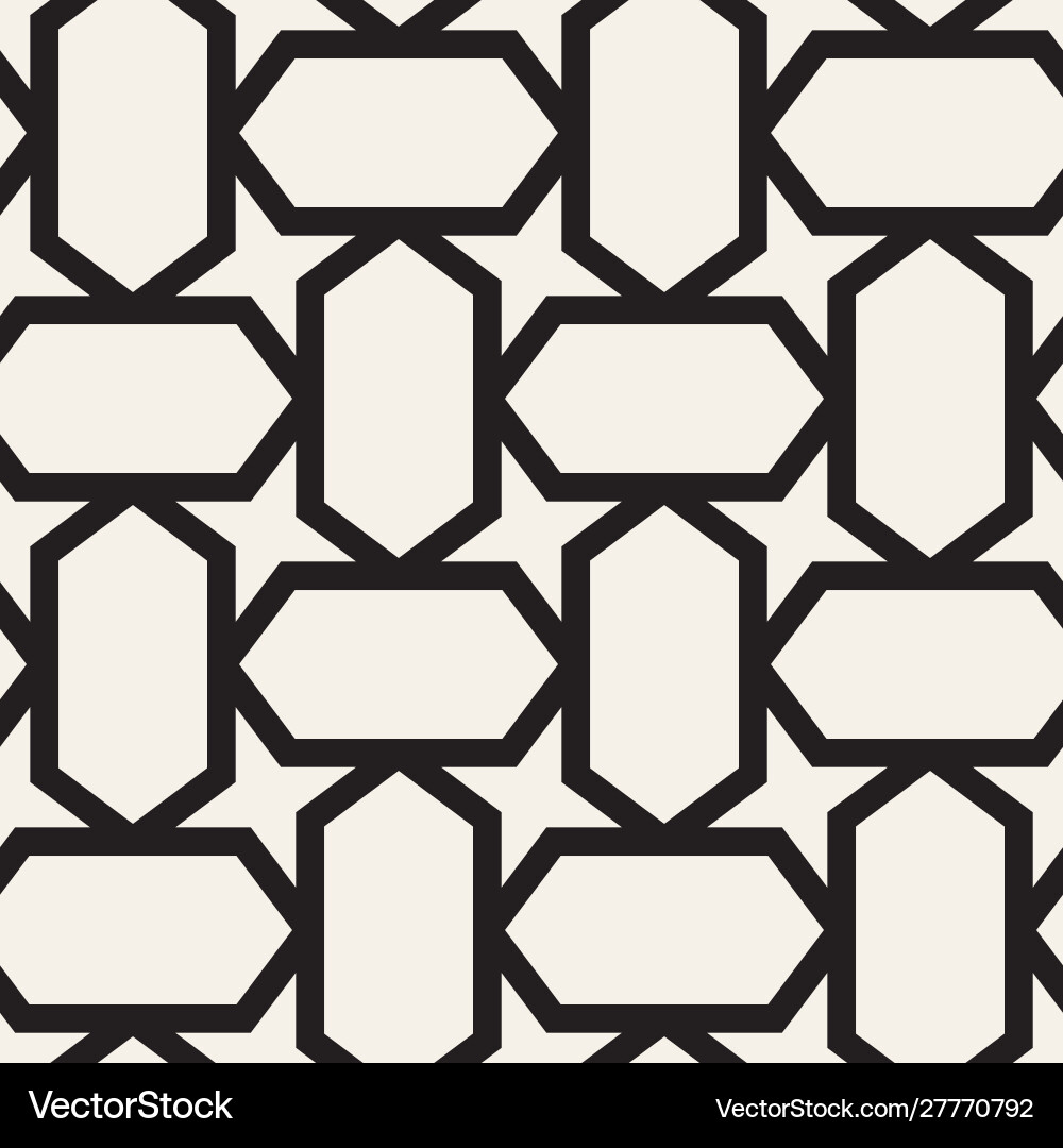 Geometric Line Pattern - Abstract Tile Vector Image