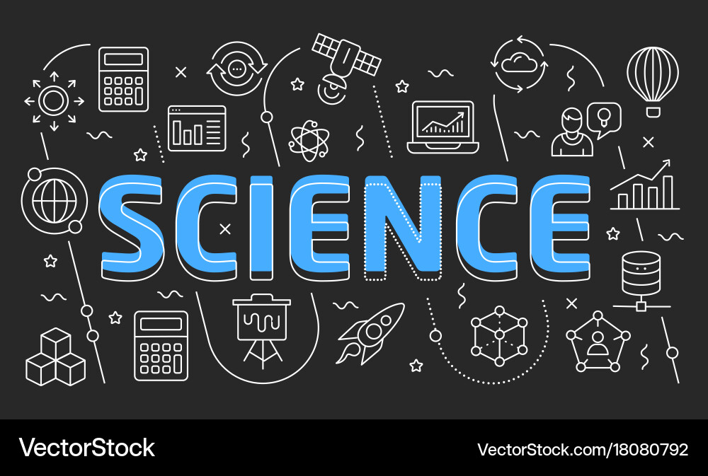 Linear slide for the presentation Vector Image