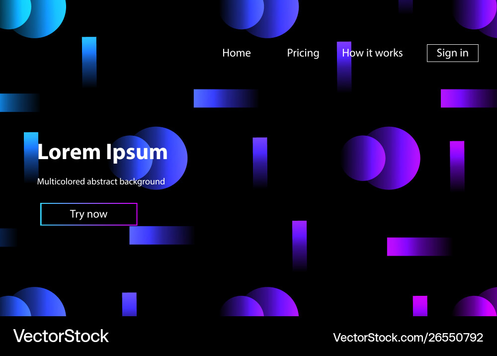 Liquid color background design fluid gradient vector image