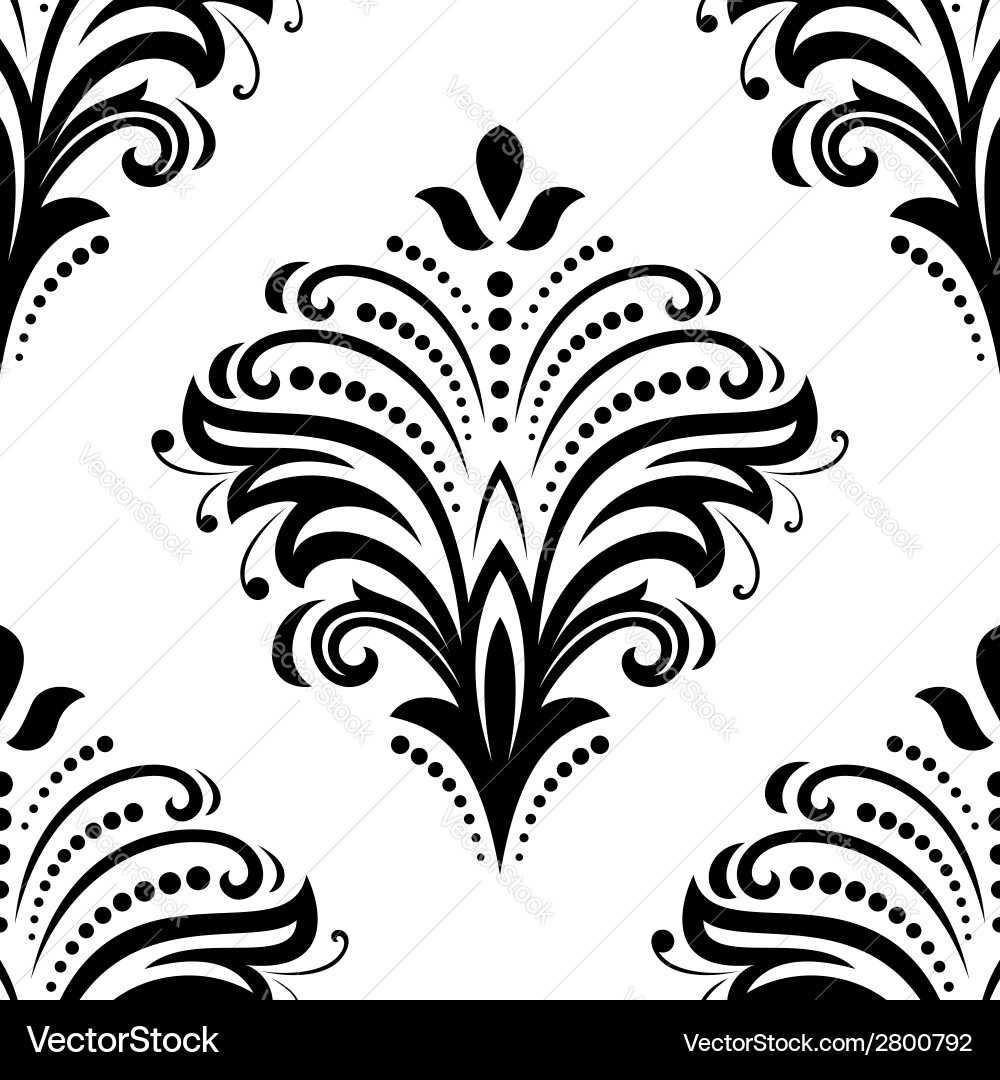 Orient seamless pattern abstract background vector image