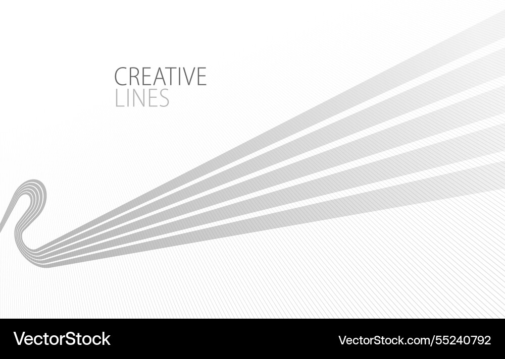 Wave lines in 3d perspective abstract background Wave lines in 3d perspective abstract background vector image