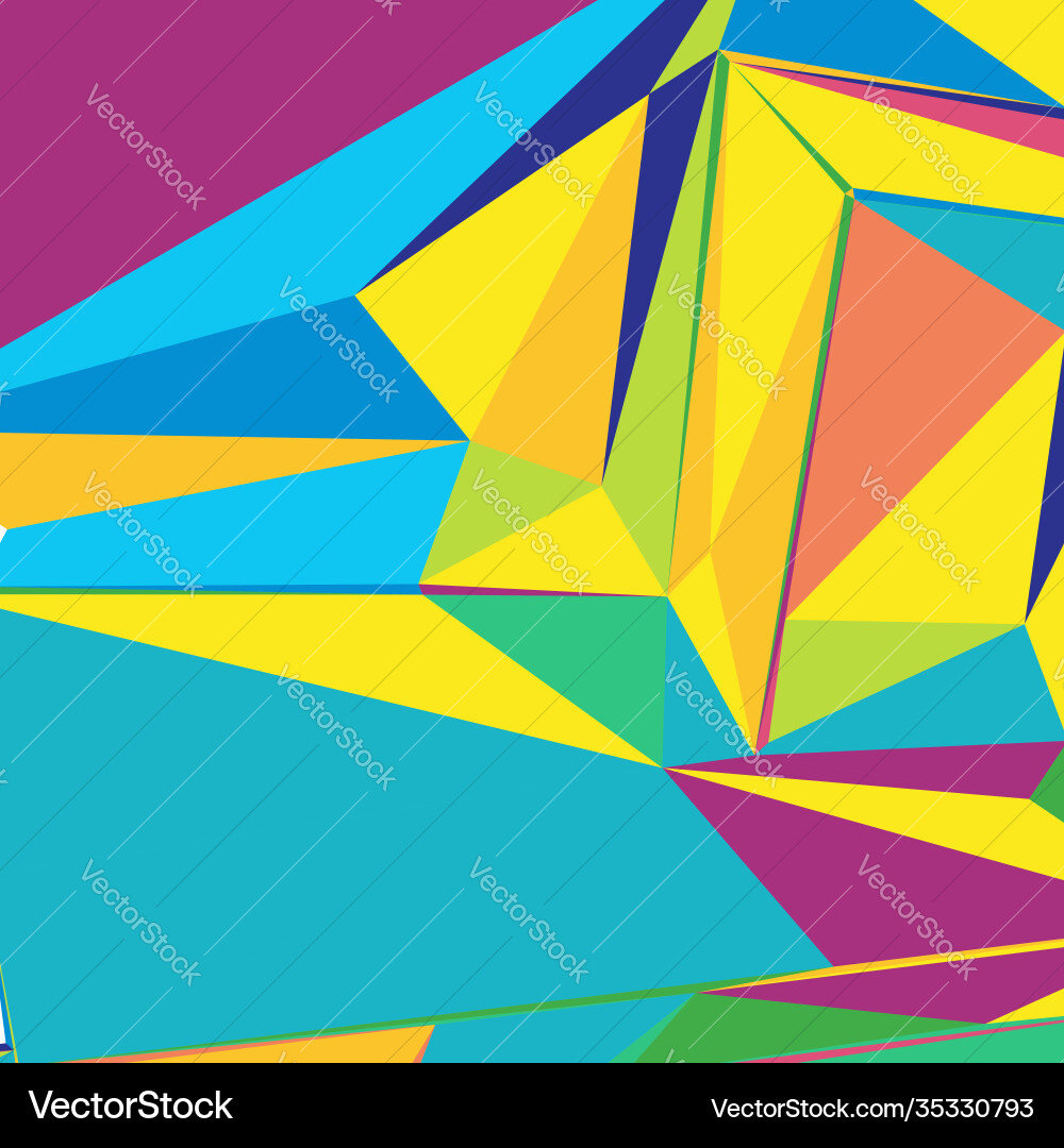Abstract background with colorful triangles Abstract background with colorful triangles vector image