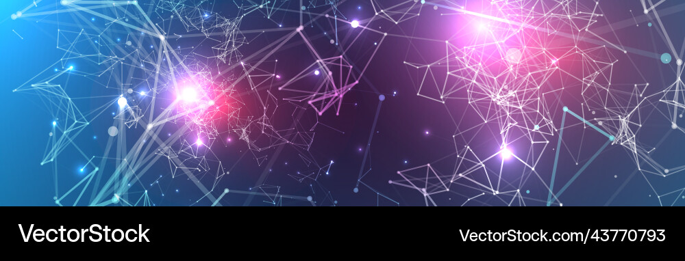 Abstract polygonal background with connecting Abstract polygonal background with connecting vector image