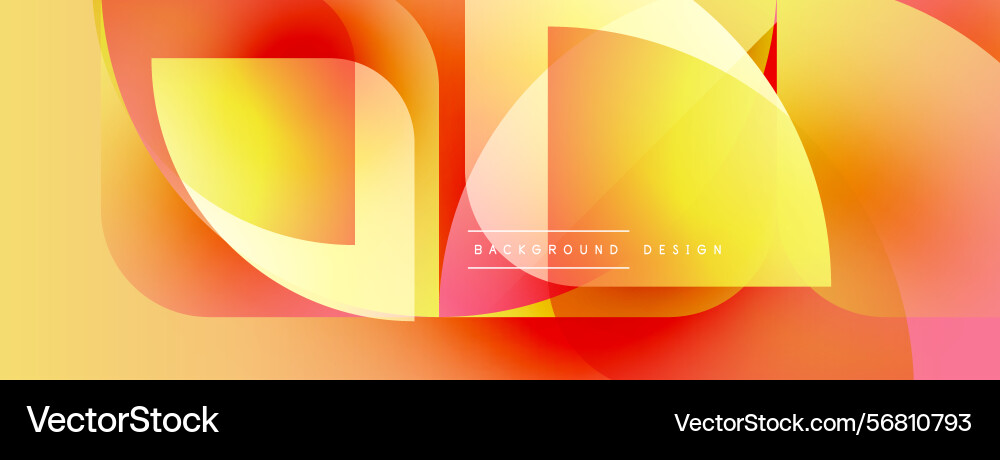 Abstract vibrant design overlapping shapes create Abstract vibrant design overlapping shapes create vector image