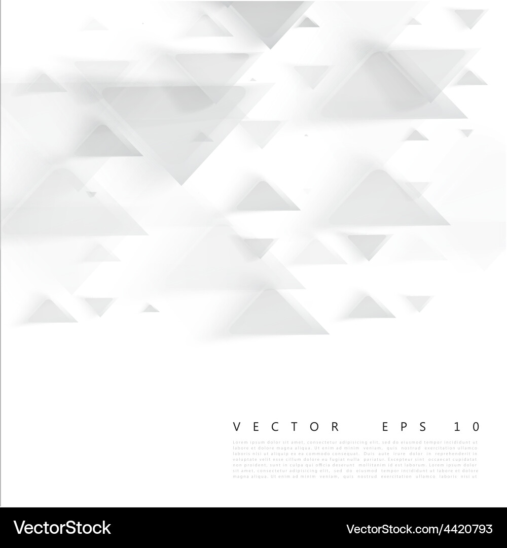 Background abstract polygon triangle vector image