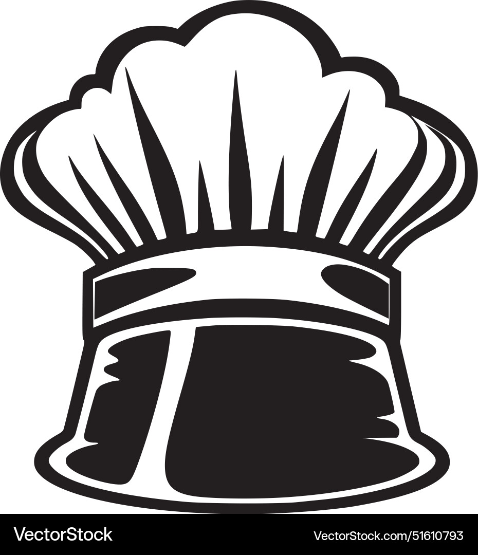 Chefhut - hochwertiges Logo ideal für T-Shirt Chefhut - hochwertiges Logo ideal für T-Shirt vektorbild
