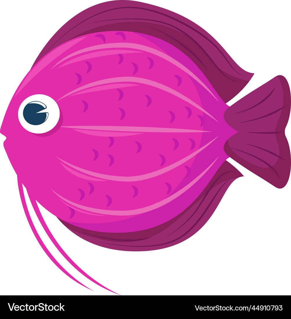 Fish cute cartoon Royalty Free Vector Image - VectorStock