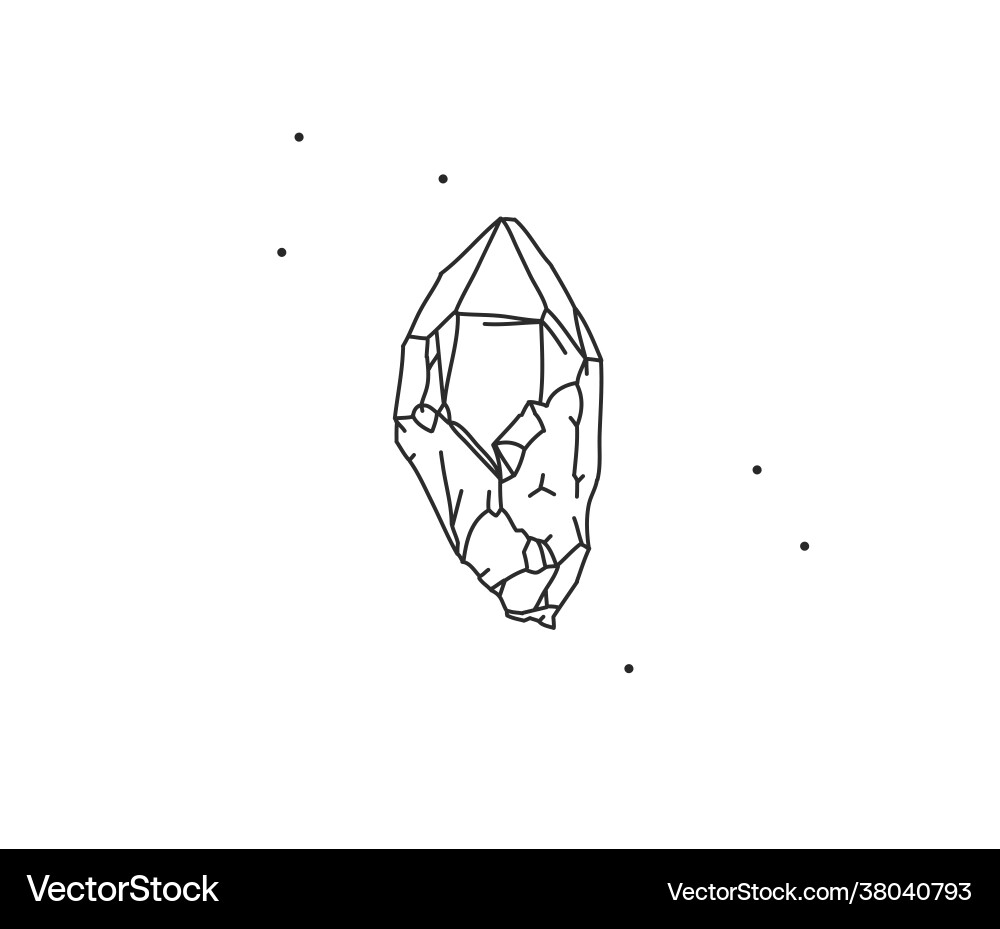 Hand drawn abstract stock flat graphic Vector Image