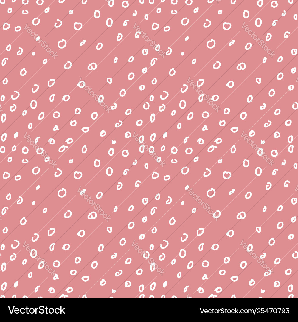 Hand drawn dots seamless pattern Vector Image