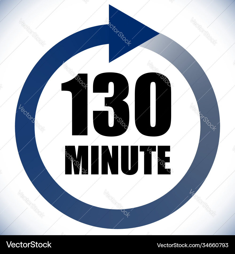 Numbers numerals dial time duration and schedule Vector Image
