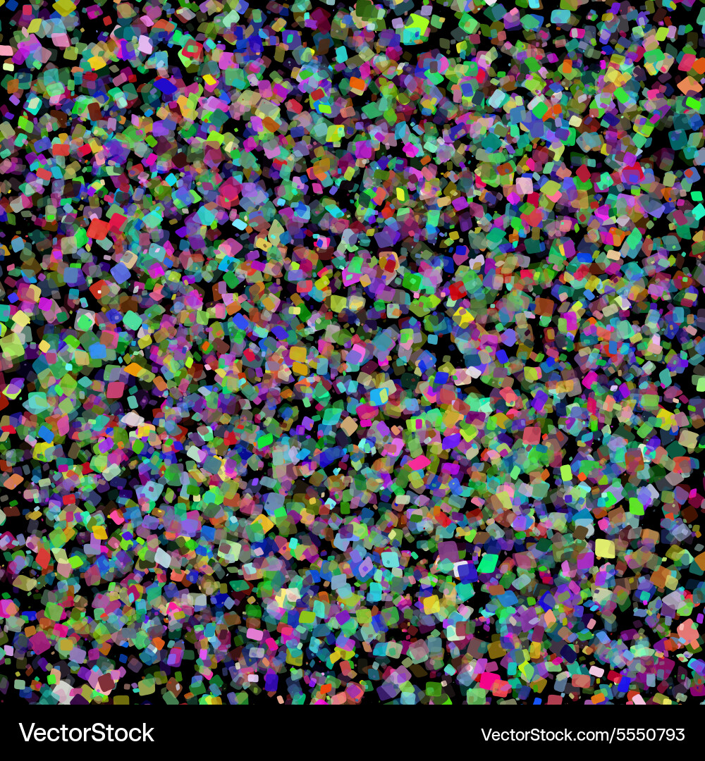 Pattern with random different color confetti vector image