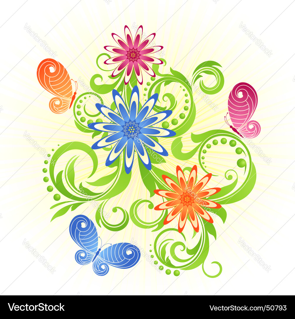 Spring background Vector Image