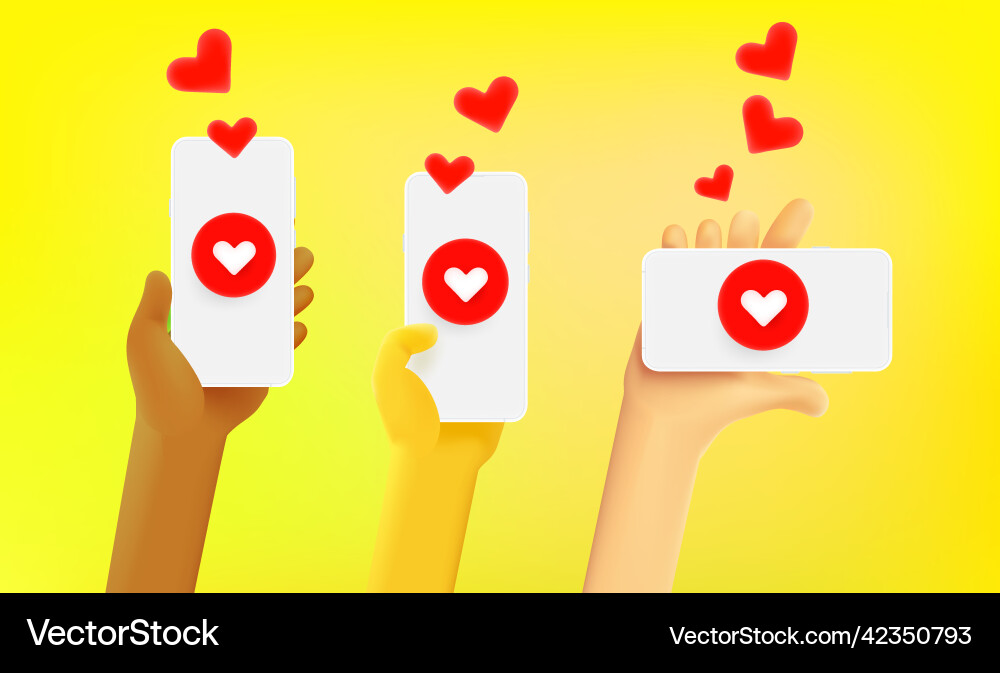 Using mobile applications in social network Using mobile applications in social network vector image