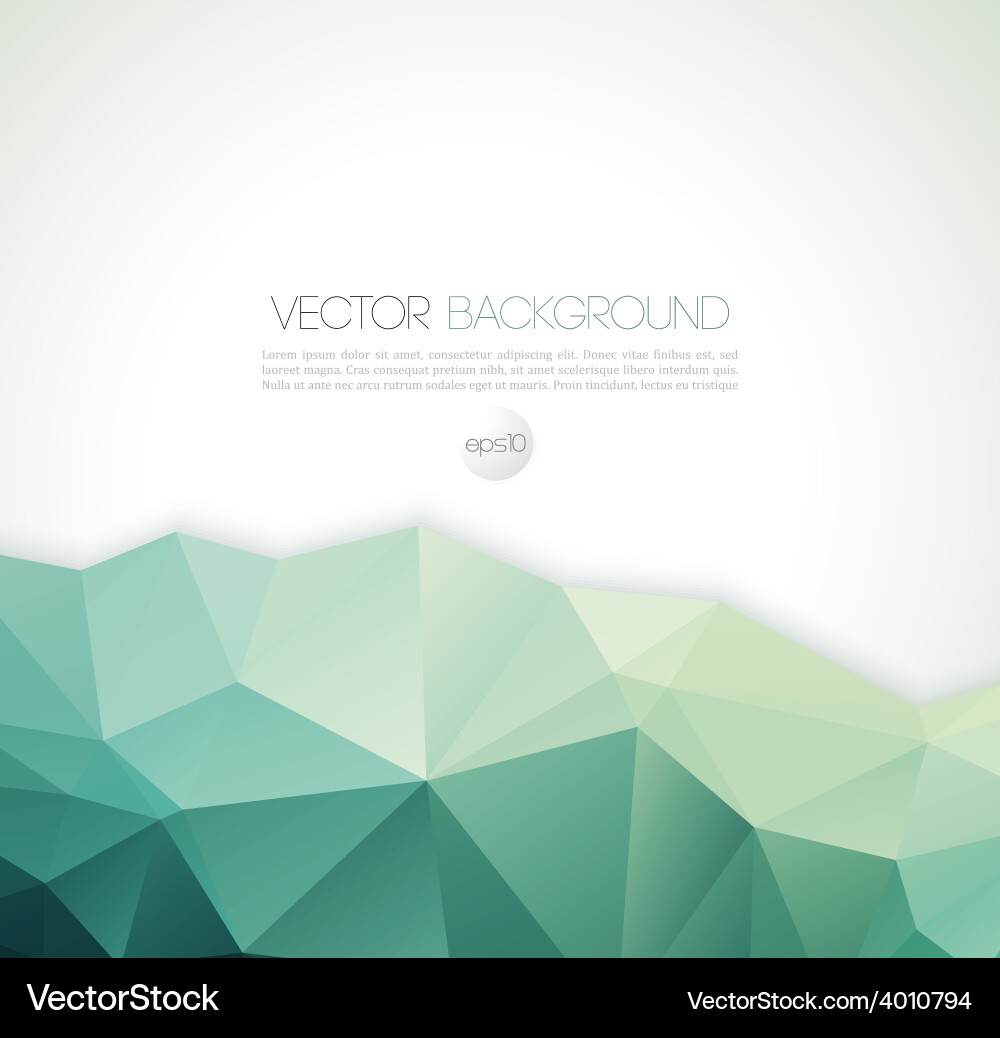 Abstract geometric background with triangle vector image