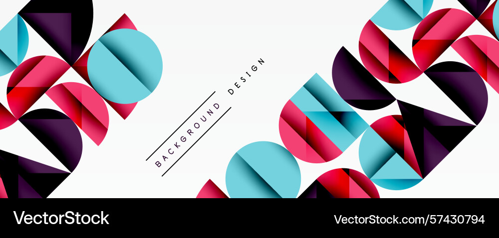Abstract geometric shapes overlap creating Abstract geometric shapes overlap creating Vector Image