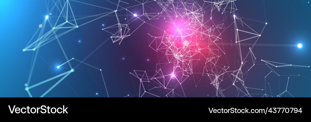 Abstract polygonal background with connecting Abstract polygonal background with connecting vector image