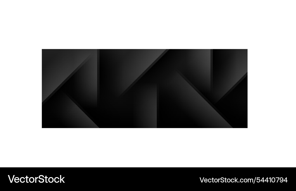 Black abstract background with overlapping layer Black abstract background with overlapping layer Vector Image