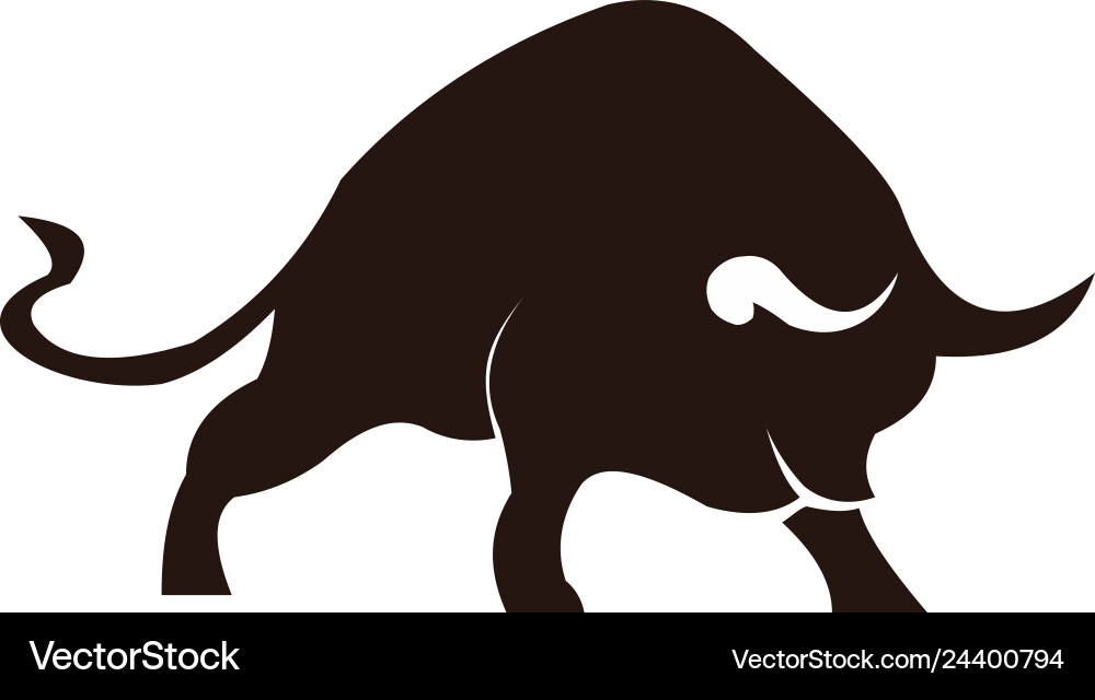 Bull horn animal Vector Image