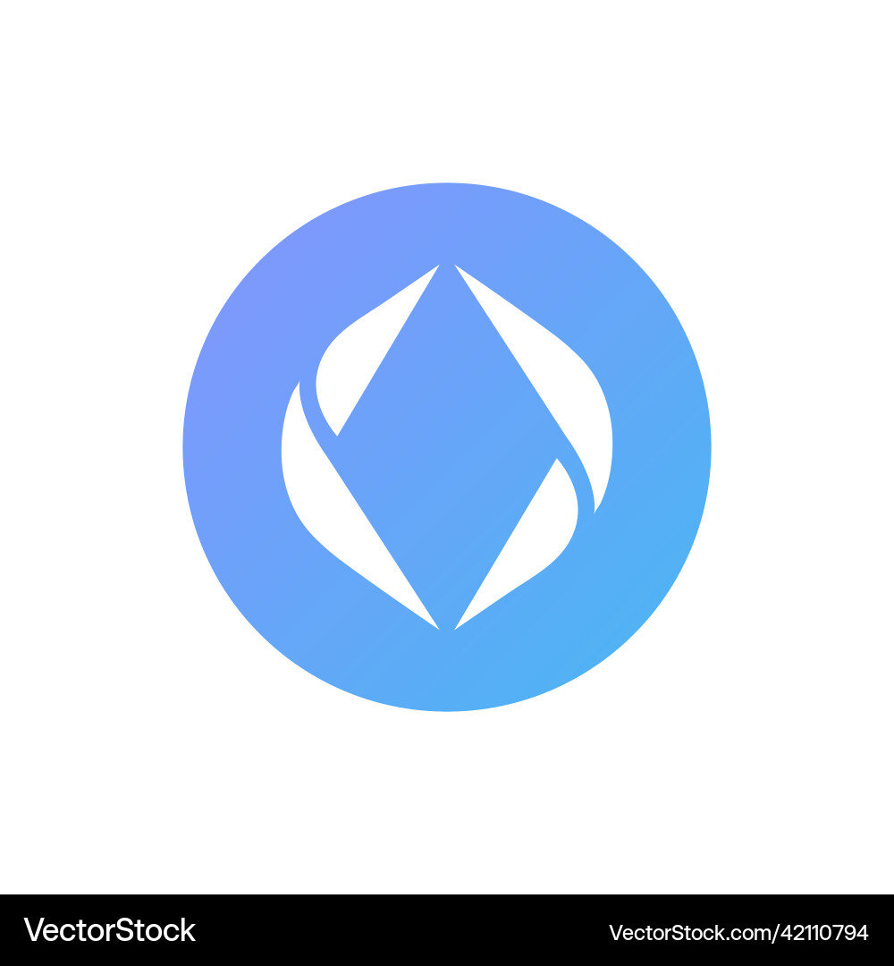 Ens coin icon isolated on white background – Royalty-Free Vector |  VectorStock