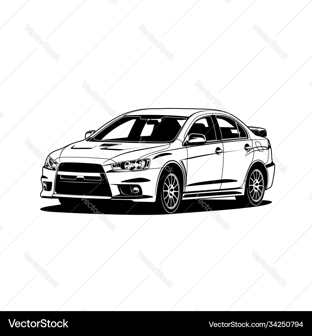 Rennwagen Icon Vektorbild