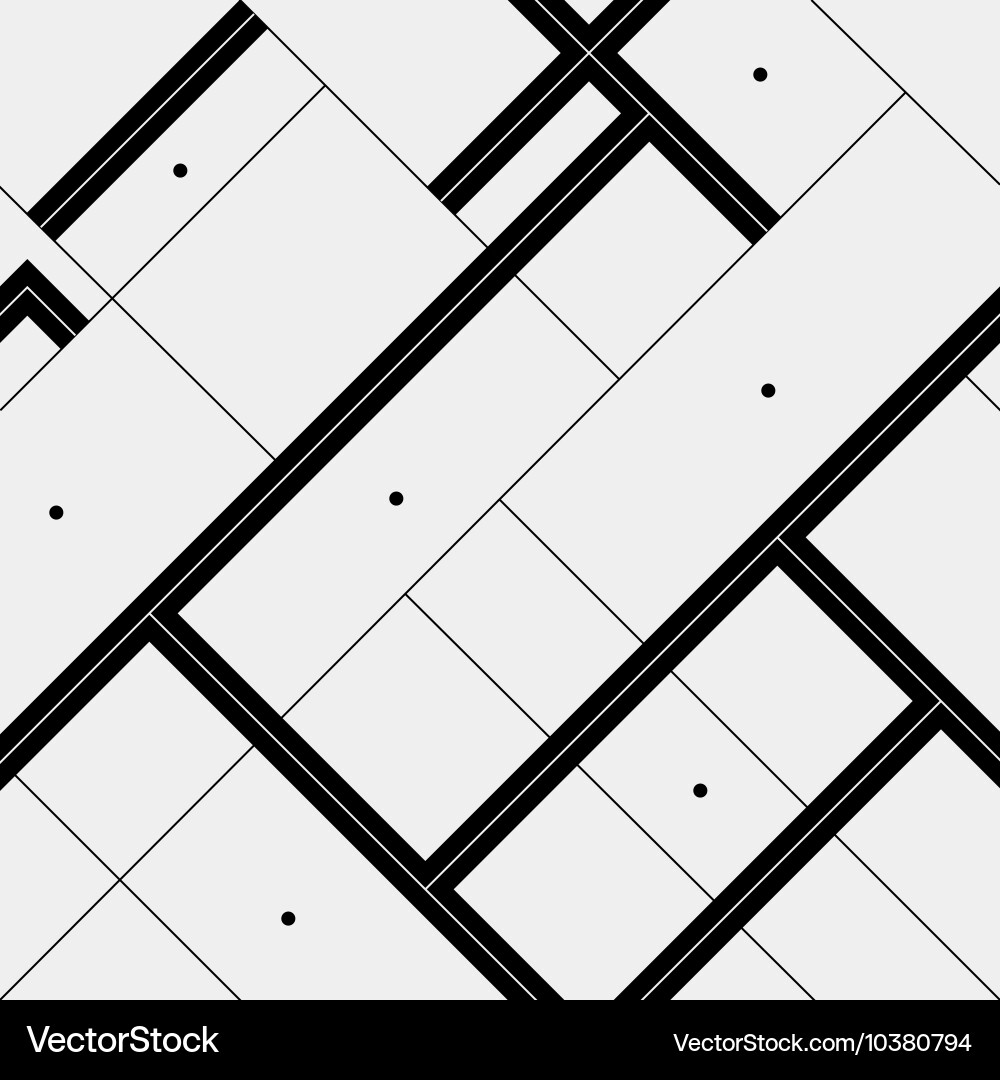 Seamless pattern diagonal polygonal rectangular vector image