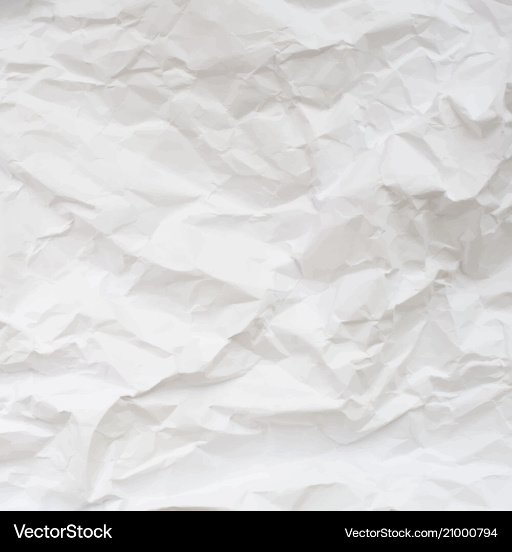 Texture of crumpled paper Texture of crumpled paper Vector Image